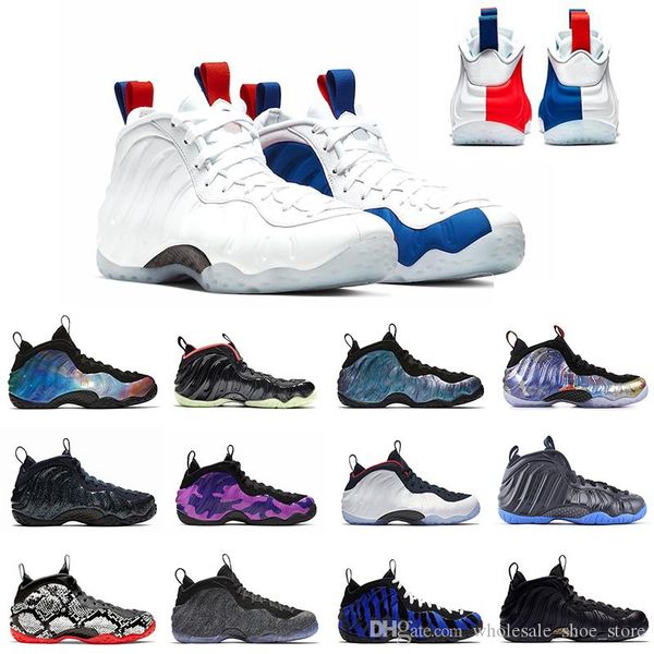 

vandalized paranorman penny hardaway men basketball shoes foam one obsidian glitter og royal eggplant mens trainers sports sneakers 7-13