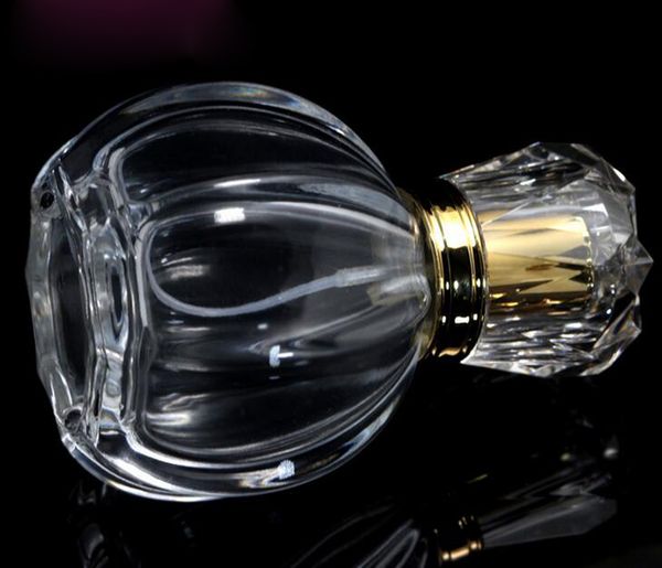 

perfume glass bottle 50ml rose shaped spray parfum bottles colorful glass atomizer refillable perfume bottles for sale