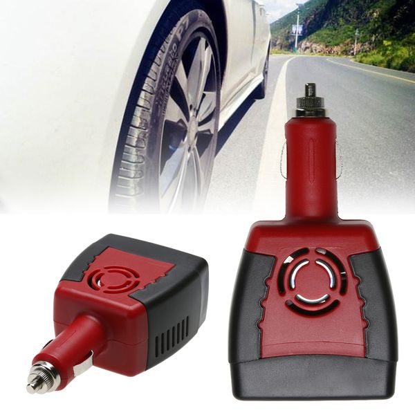 

car inverter power supply 150w dc 12v to ac 220v 50hz converter transformer lapnotebook phone charger universal usb 2.1a