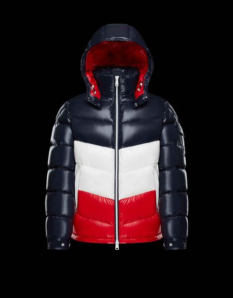 

monclers mens down jacket plus velvet warm selling luxury designer winter jacket outdoor windproof loose men coat trend casual parker, Black