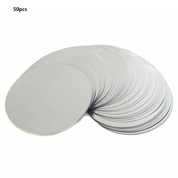 

50pcs red wine pouring wine red sheet leak-proof aluminum foil 3 inch silver drip-proof pourer disk