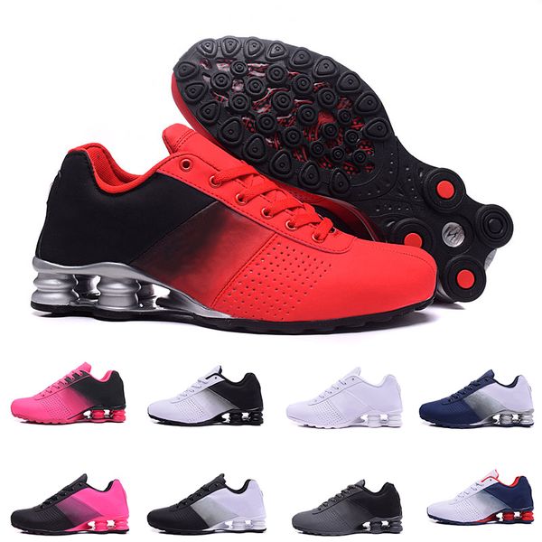 

with box air deliver 809 running shoes for men women brand deliver oz nz brand trainers triple s sports designer sneakers us 5-12, White;red