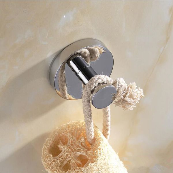 

wall mounted stainless steel coat racks round base robe hat hook bathroom accessory