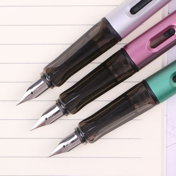 

luxury men's fountain pen business student gift nib 0.38mm calligraphy durable h8wa