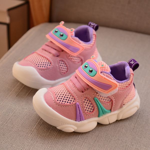 

kids kid summer 2020 commes des garcons shoes children boys and girls breathable anti-skid sandals mesh baby toddler kids designer shoes, Black;red