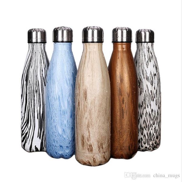 

travel drink bottle gift 500 ml thermos vacuum flask expansion bottle of water bottle coffer cup sports kettle vacuum flask electroplating b
