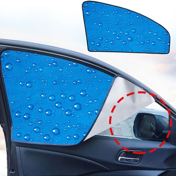 

rear uv protection sunscreen single layer retractable universal window for windshield heat shield curtains car magnetic sunshade