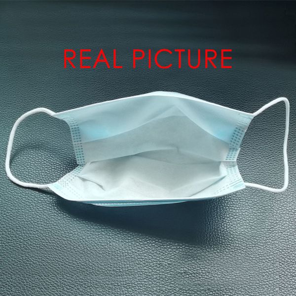 

50 шт. / лот мужчины женщины хлопок антипылевая маска активированный фильтр 3 слоя маска для рта муфельные маски для лица 7hmi