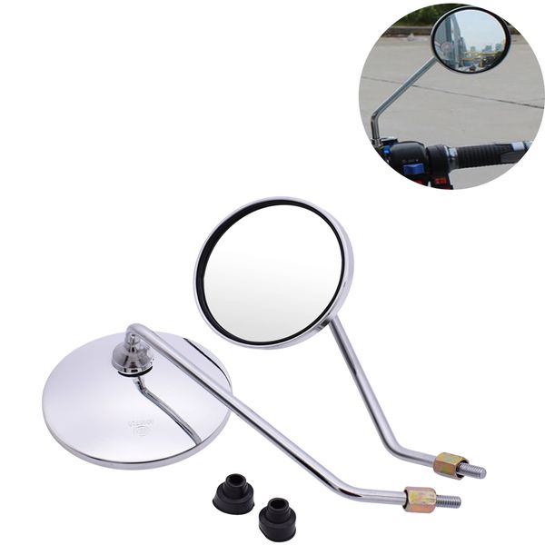

universal motorcycle mirrors round mirror 8mm 10mm motorcycle accessories for 450sx-f 505sx-f 400exc-r 450sx-r 450xcr-w
