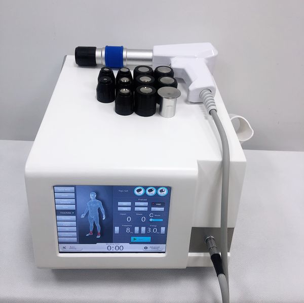 Gesundheitsgeräte Physiotherapie Stoßwelle Pneumatisches Stoßwellentherapiegerät Instrument für Plantarfasziitis und erektile Dysfunktion