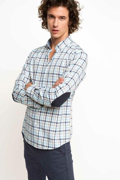 

defacto man long sleeve shirt-h3910az17wn, White;black