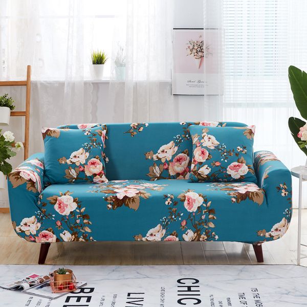 

flower plant print sofa cover night forest couch cover tight wrap slip-resistant for living room couch l shape armchair
