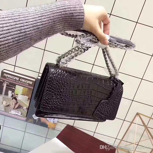 

designer handbags crocodile pattern luxury y brand fashion totes handbag women cluth messenger shoulder crossbody messenger handbag