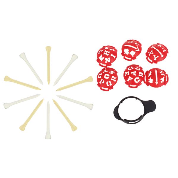 

golf ball stencil marker template drawing line golf wood tees training aids
