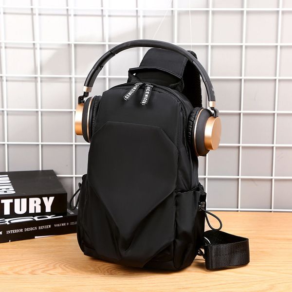 

outdoor bags sports crossbody chest bag usb charging male shoulder anti theft waist pack traval single strap back