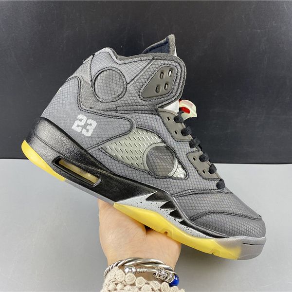 

stock x og box 3m reflective metallic off 5 mens basketball shoes ct8480-001 black muslin fire red 5s white men sports designer sneakers