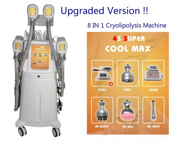 

2020 new upgraded cryolipolysis machine cryotherapy fat ing cavitation rf lipo laser fat reduction cryolipolysis slimming