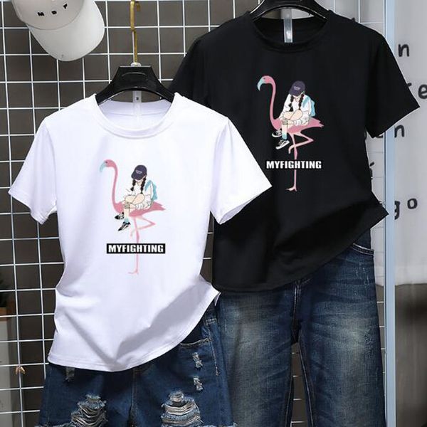 

my fighting print basic t shirt women spring summer new short sleeve o neck women casual slim t-shirts woman, White