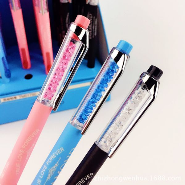 

4 pcs/lot lovely diamond mechanical pencil cute plastic colored automatic pencils for kids school supplie, Blue;orange