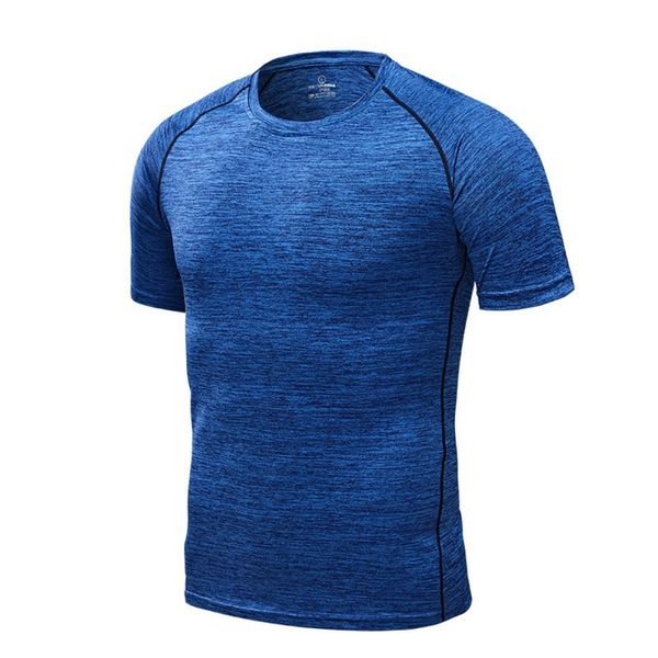 

running jerseys sports shirt men women elastic yoga round neck quick-drying short sleeve athletic shirts summer t, Black;blue