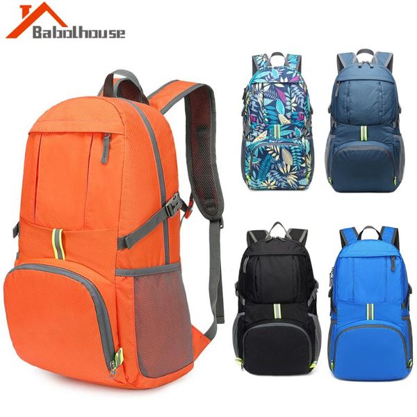 

packable light weight backpacks breathable outdoor travel backpack waterprrof nylon canvas bag climbing storage bags rucksack