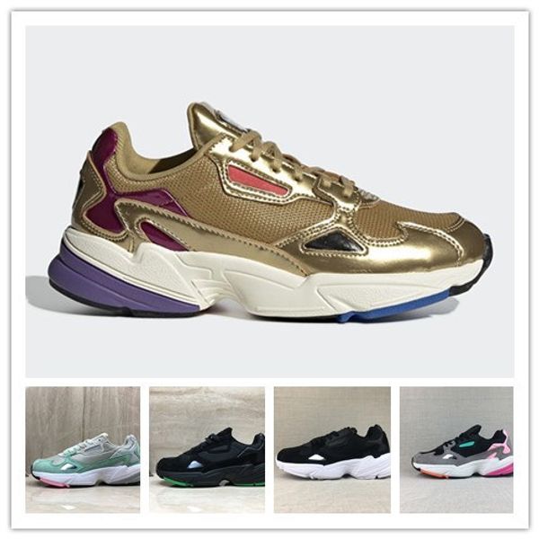 

Новый Falcon W папа досуг дизайнер Женская обувь Falcon W золотой фиолетовый красный роз