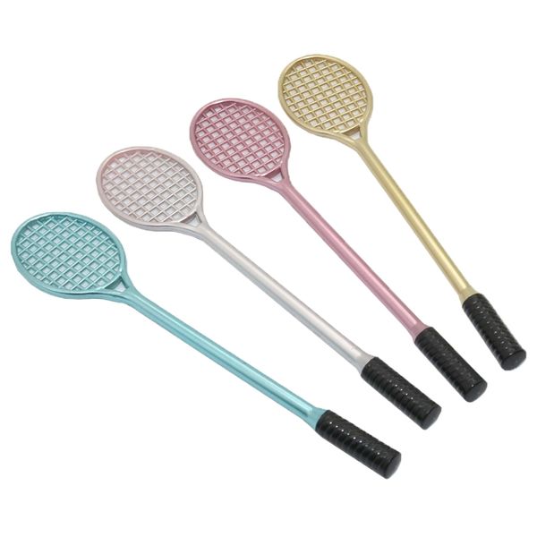 

4pcs creative novelty racket styling gel pen insert set-style promotional gift pen student stationery office and school supplies