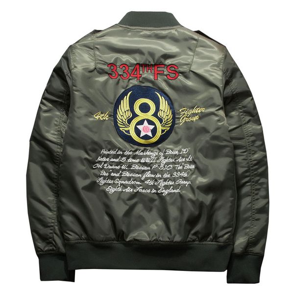 

men's autumn and winter new badge embroidery pilot coats male thickened hip-hop cotton-padded jackets, Black;brown