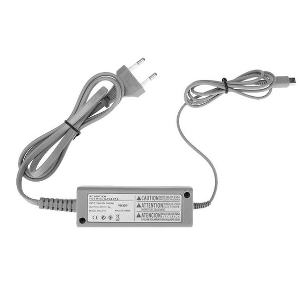 

us/eu plug 100-240v ac charger adapter home wall power supply for nintendo wiiu wii u gamepad joypad controller charger
