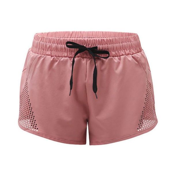 

summer running short women's quick-drying loose yoga double layer sport short outdoor sports fitness gym shorts, White;red