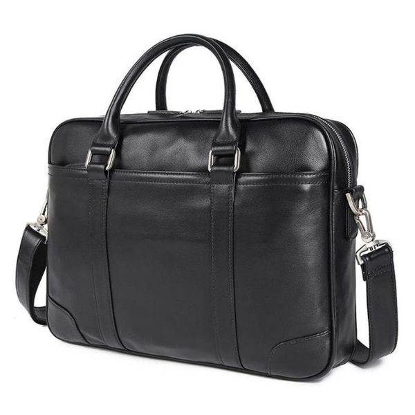 

briefcases men briefcase genuine leather shoulder bag business lamale messenger handbag mens