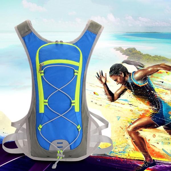 

outdoor sports backpack waterproof breathable nylon riding backpack marathon cross-country running 2l water bag