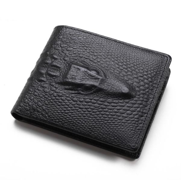 

оптовая цена мода натуральной кожи мужчины кошелек wax leather держателя карты качество наличные кошелек бесплатная доставка, Red;black