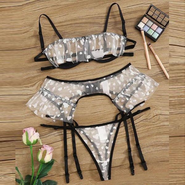 

women underwear lenceria mujer porno lingerie langerie erotic bondage transparent babydoll mesh dot bra and panty set, Red;black