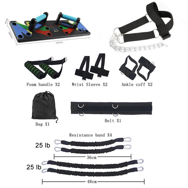 

foldable body building push up rack board fitness comprehensive exercise push-up stands for gym body training drop shipping