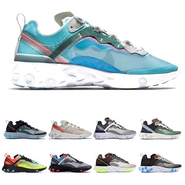 

2019 Element 87 Undercover Men Running Shoes For Women Designer Sneakers Sports Mens Trainer Sail Light Bone Size 36-45