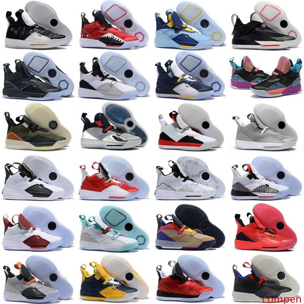 

2019 new 33 mens outdoor shoes 33s pe future flight guo ailun tech pack visible utility blackout xxxiii men sports sneakers 7-12