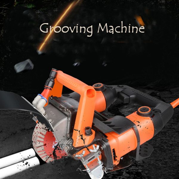 

slotting machine electric grooving machine dust-cutting