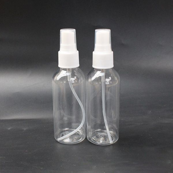 Оптом пустые образцы спрей бутылки 80 мл прозрачные пластиковые флаконы флаконы 1500 шт. / Лот DHL Бесплатная доставка