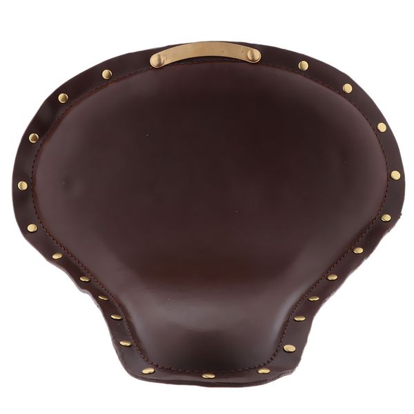 

rivet leather solo driver seat cushion with spring bracket