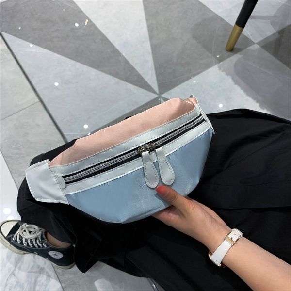 

2020 spring and summer new chest bag korean version of the wild fashion single bag canvas series ladies belt