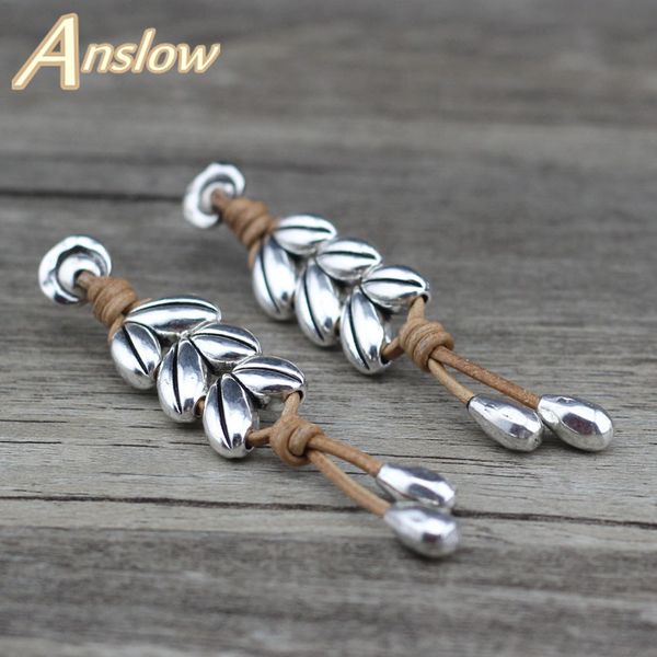 

anslow 2019 new brand fashion jewelry classical art style retro vintage elegant women earring mother's day party gift low0109ae, Silver