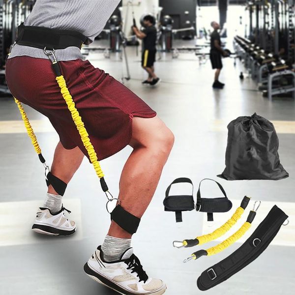 

jump trainer elastic bands for fitness chest expander resistance bands set basketball volleyball football leg agility training