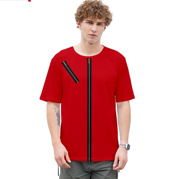 

la casa de papel money heist the house of paper 3d футболки костюм мужчины женщины футболка с коротким рукавом спортивные футболки футболка, White;black