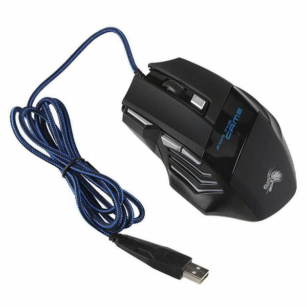 

led optical wired game mouse usb gaming mouse mice pc cable mice for pro gamer professional b6n6