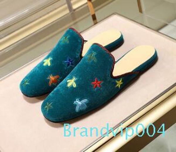 

women velvet slipper with sylvies bow,leather sole,1cm heel height,size 35-40,31, Black