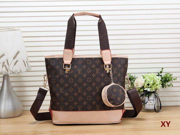 

3 color fashion women's handbag women's shoulder satchel mini wallet two piece set size 38*28*16