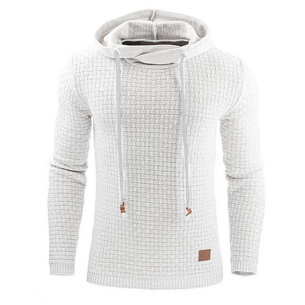 

men's jacquard sweater long sleeve hoodie mens warm color hooded 2019 new arrival fashion sweatshirt jacket casual plus size s-4xl, Black