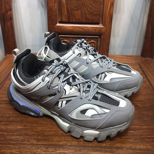 

new designer women/men casual shoes gray leather ankle flat bottom post, Black