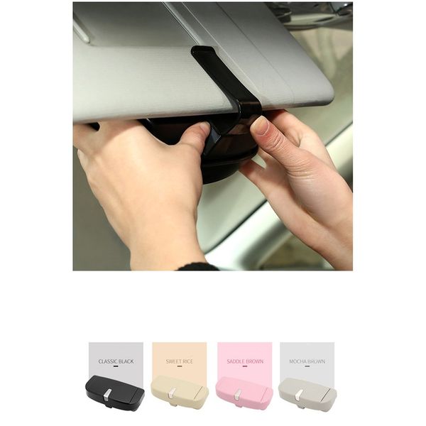 

car auto sun visor clip holder for reading glasses sunglasses eyeglass card pen 5.7